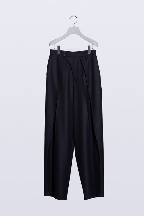 【25AW】Dub Tailored Trousers [black]  - ダブルテーラードトラウザーズ [black] / FW25BT01