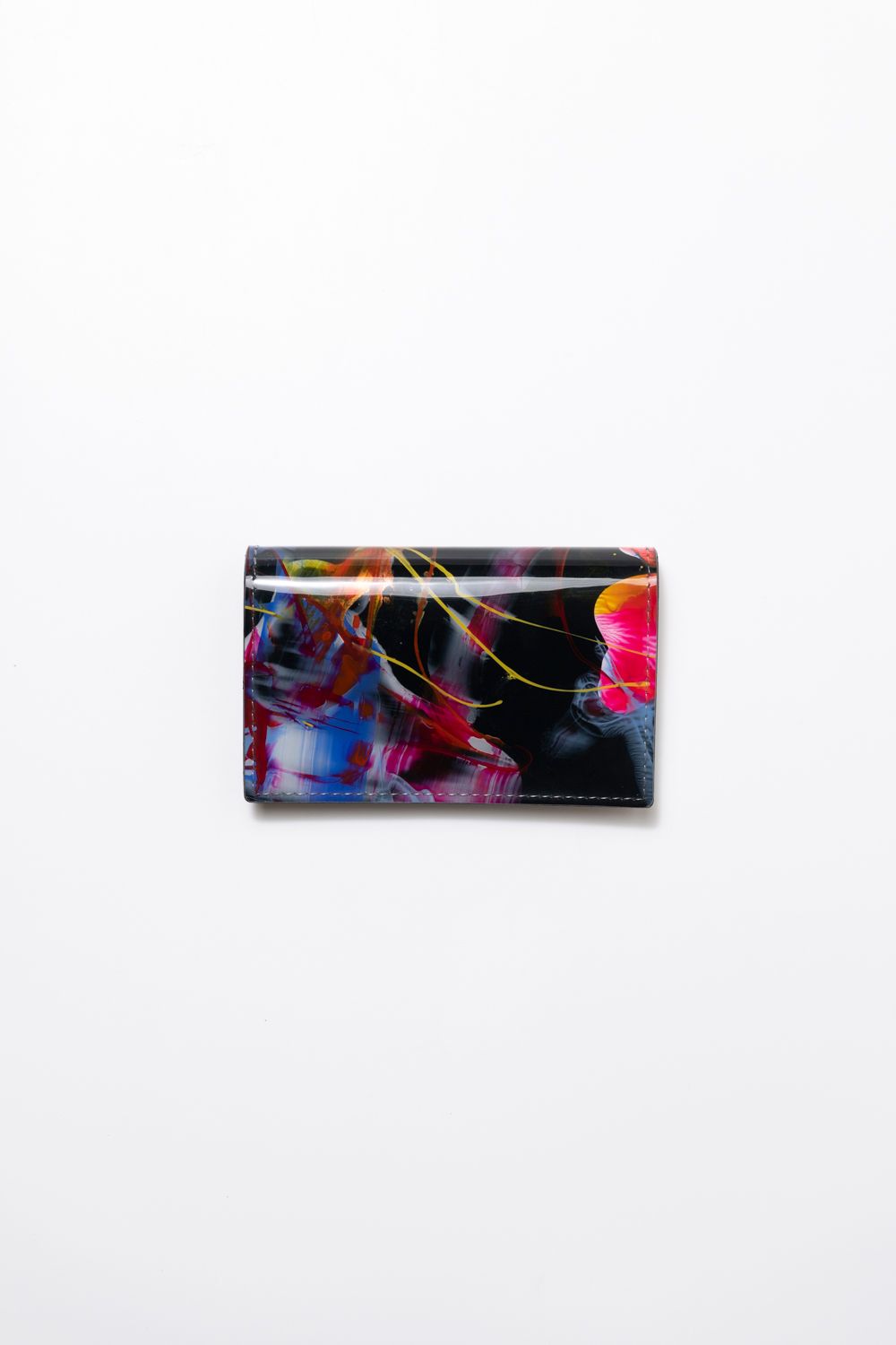 macromauro - PAINT CARD CASE [BLACK] / ペイントカードケース