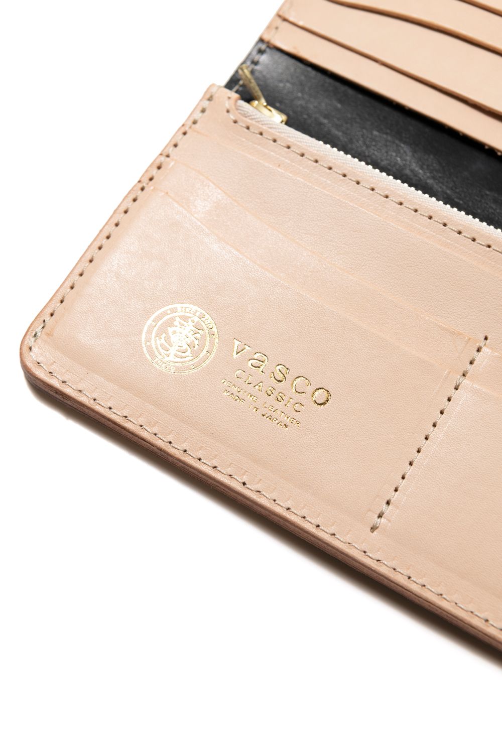 LEATHER GARRISON LONG WALLET [BACKSKIN-ARMY GREEN] TypeB | シェルコードバン ロングウォレット / バックスキン アーミーグリーン
