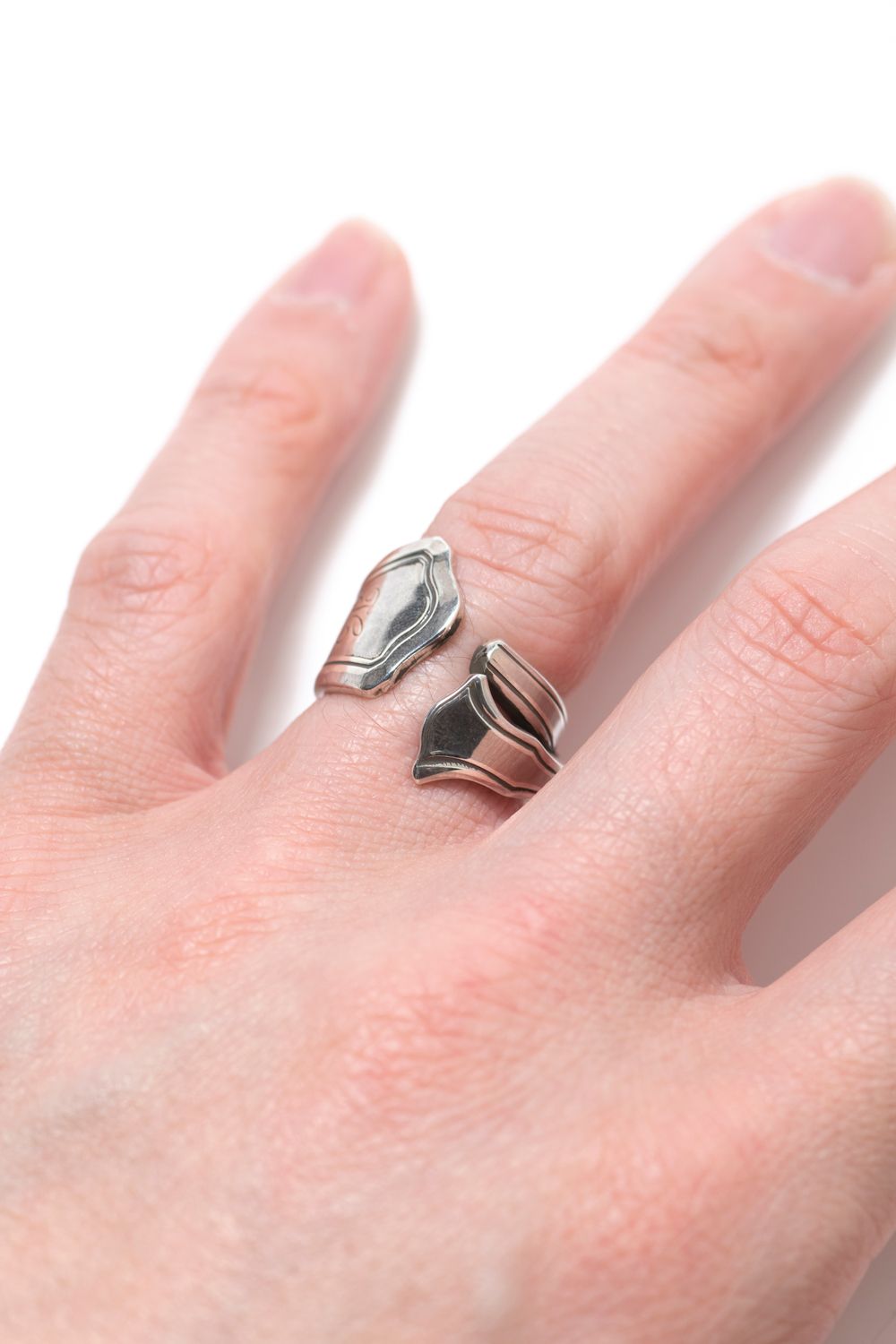 【1点もの】DUAL FLOW KNIFE RING / デュアルフローナイフリング [SV]