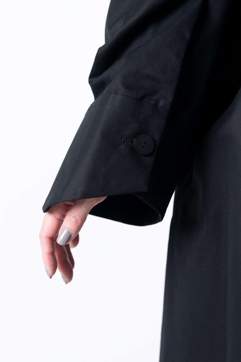 【23AW】long coat [BLACK] - ロングコート [ブラック] / vuy-a23-c02