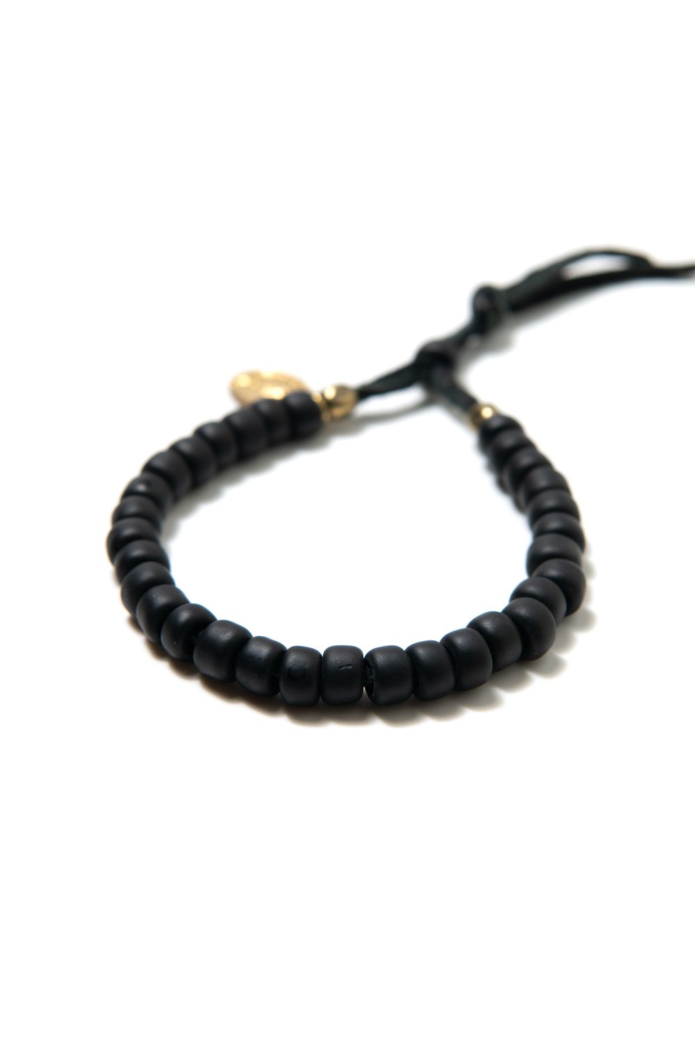 BLK BZ BR / ブラックビーズブレスレット