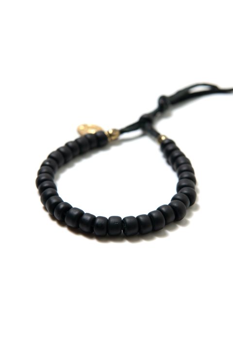 BLK BZ BR / ブラックビーズブレスレット