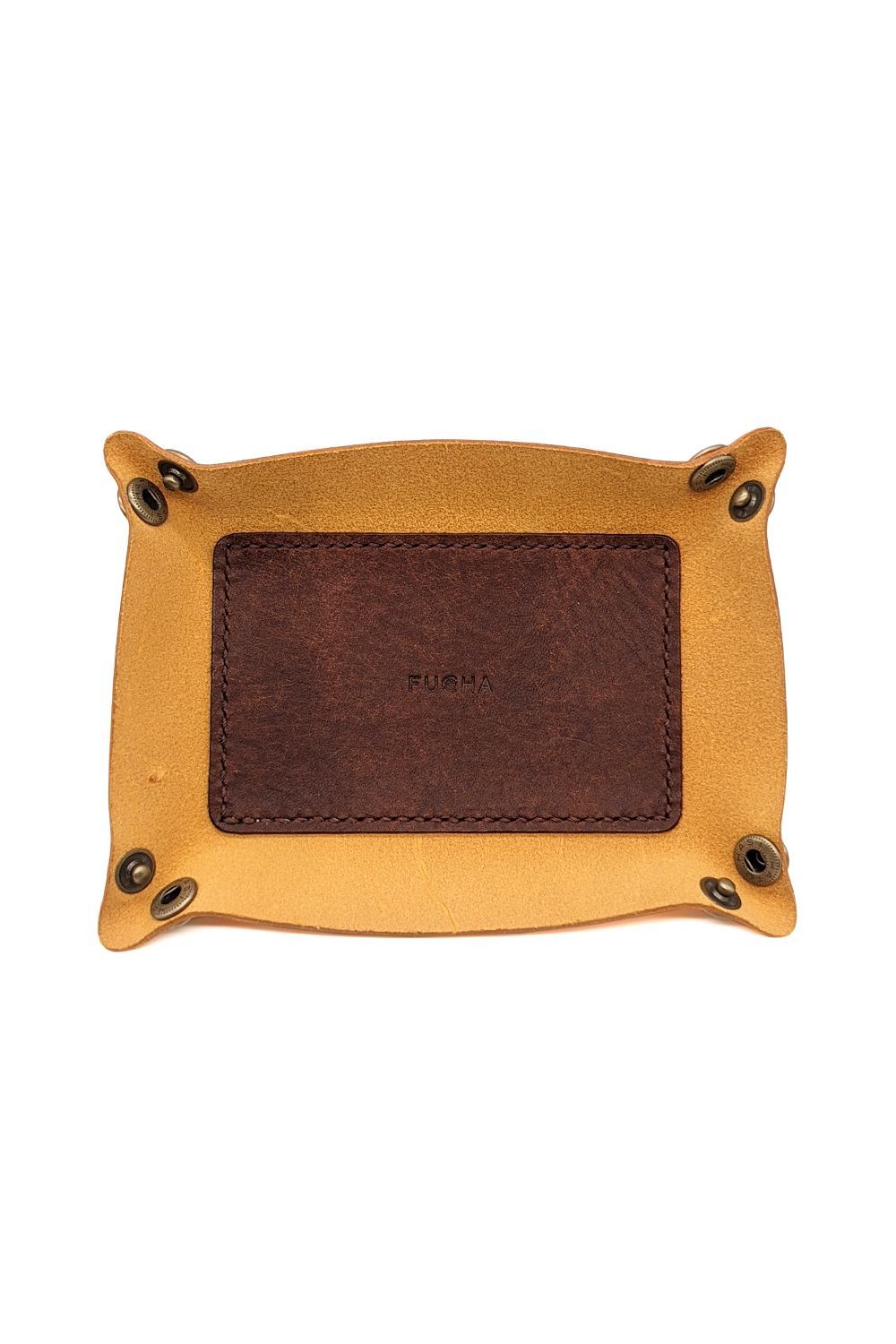 レザートレイ [イエロー] / LEATHER TRAY [YELLOW] - プエブロ