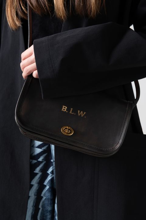 【ラスト1点 / 25SS】LEATHER CARRY SHOULDER BAG [BLACK] | レザーミニショルダーバッグ / ブラック