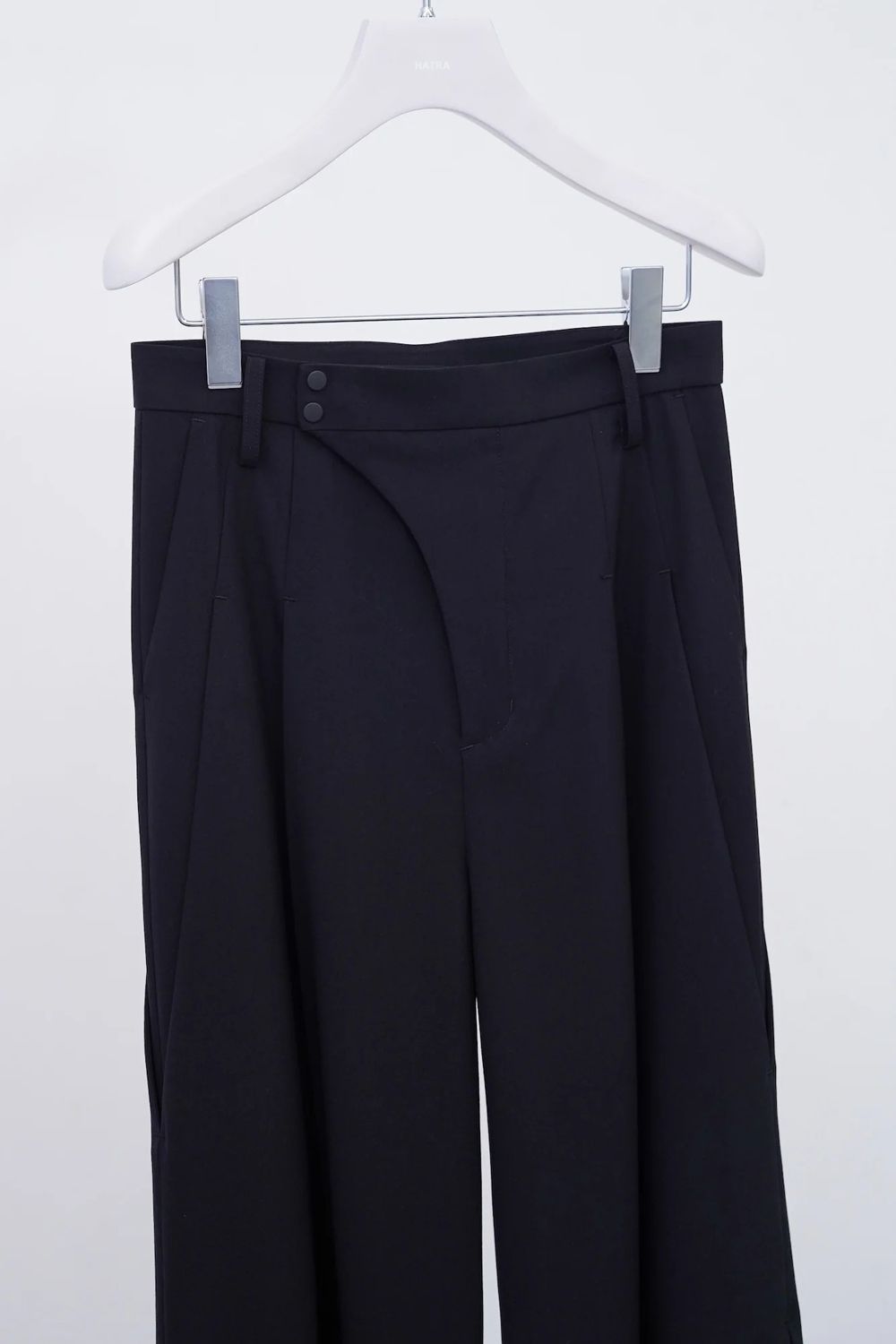 【26SS / 予約受付中】Layhak Trousers [black]  - レイハックトラウザーズ [ブラック] / SS26BT02