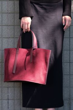 flat bag - tote [bordeaux] / フラットバッグトート [ボルドー]
