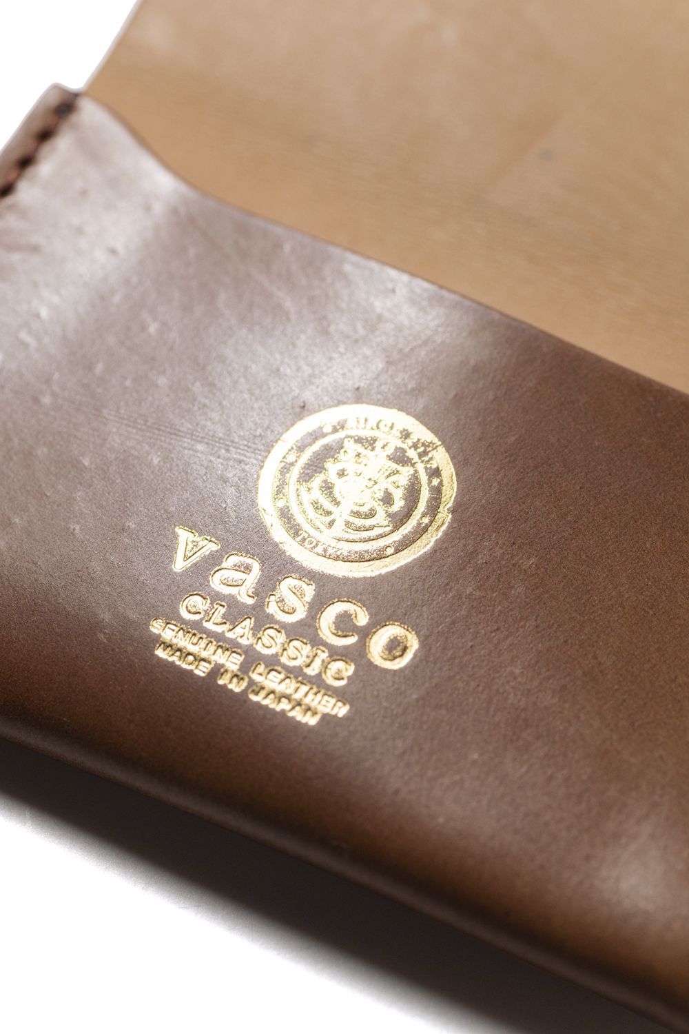 LEATHER GARRISON CARDCASE [BOURBON] | シェルコードバン カードケース / バーボン