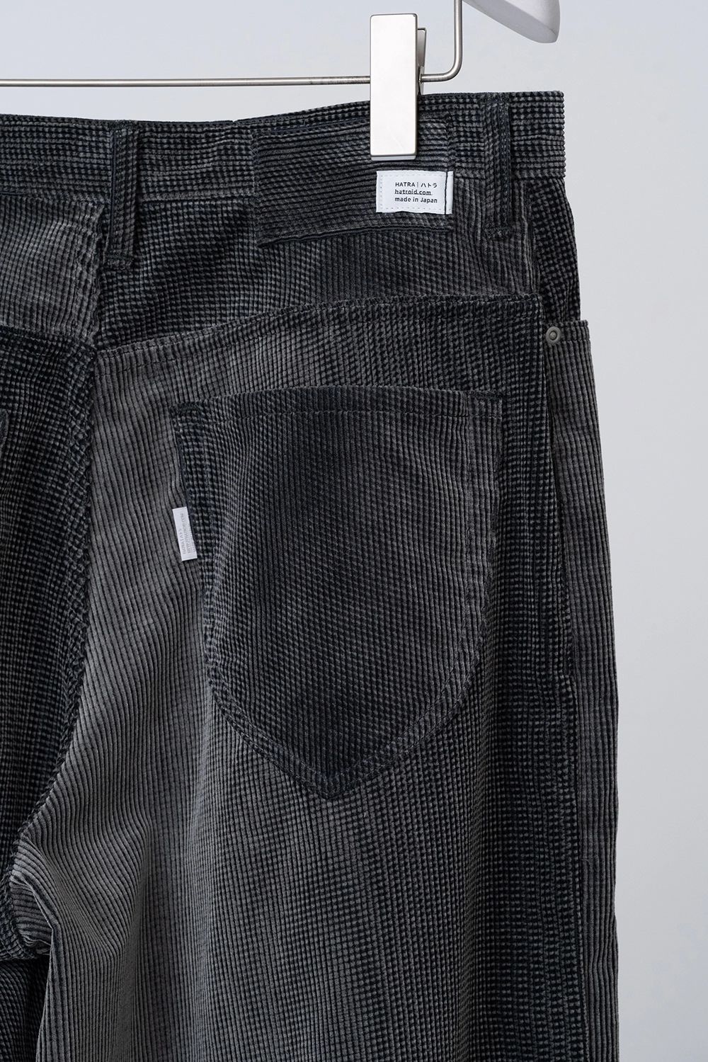 【26AW / 予約受付中】Mirage Corduroy Denim [steal-grey]  - ミラージュコーデュロイデニム [スチールグレー] / FW26BT03