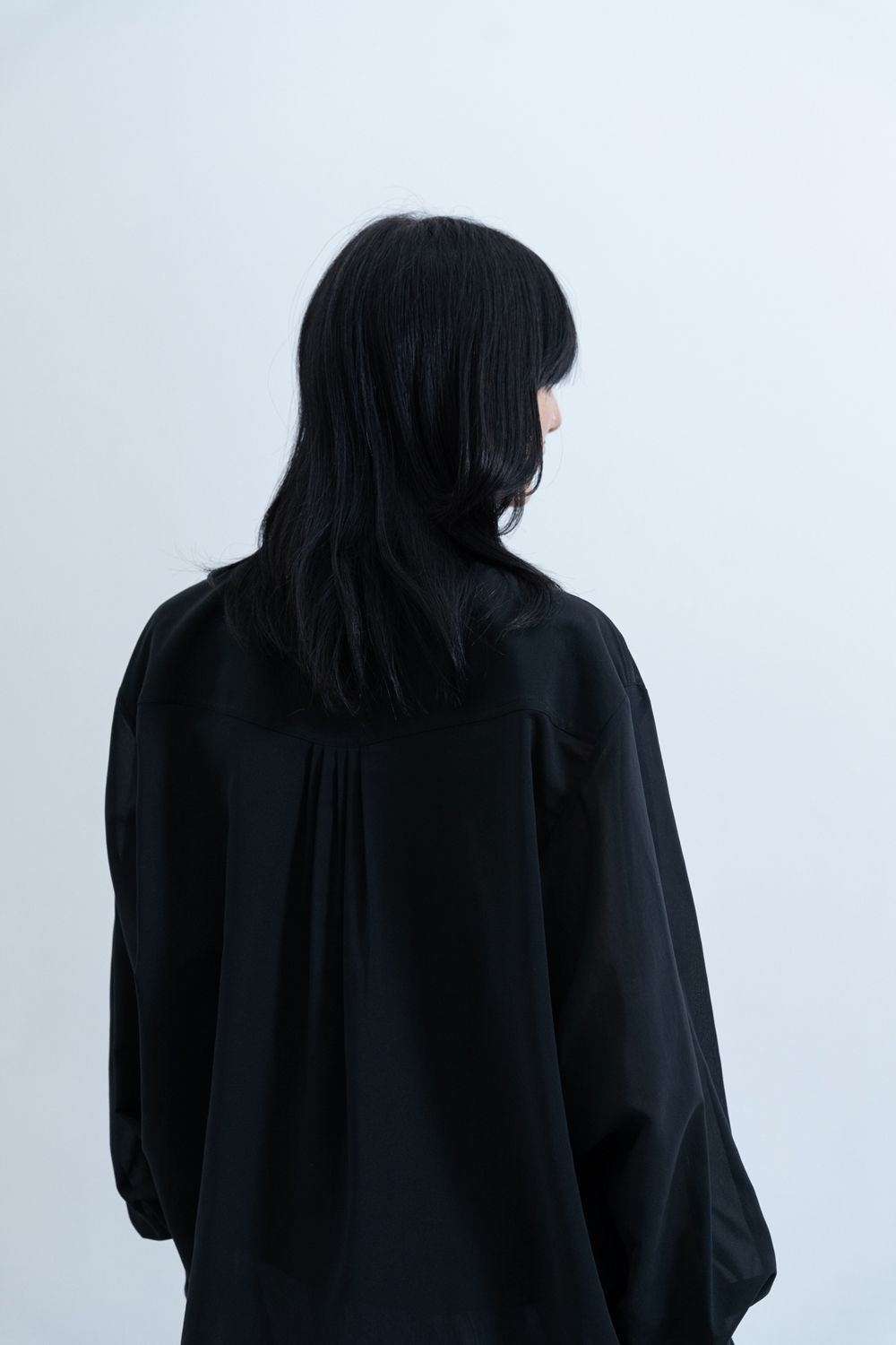 HATRA - 【ラスト1点 / 25SS】Alpha Shirt [black] - アルファ