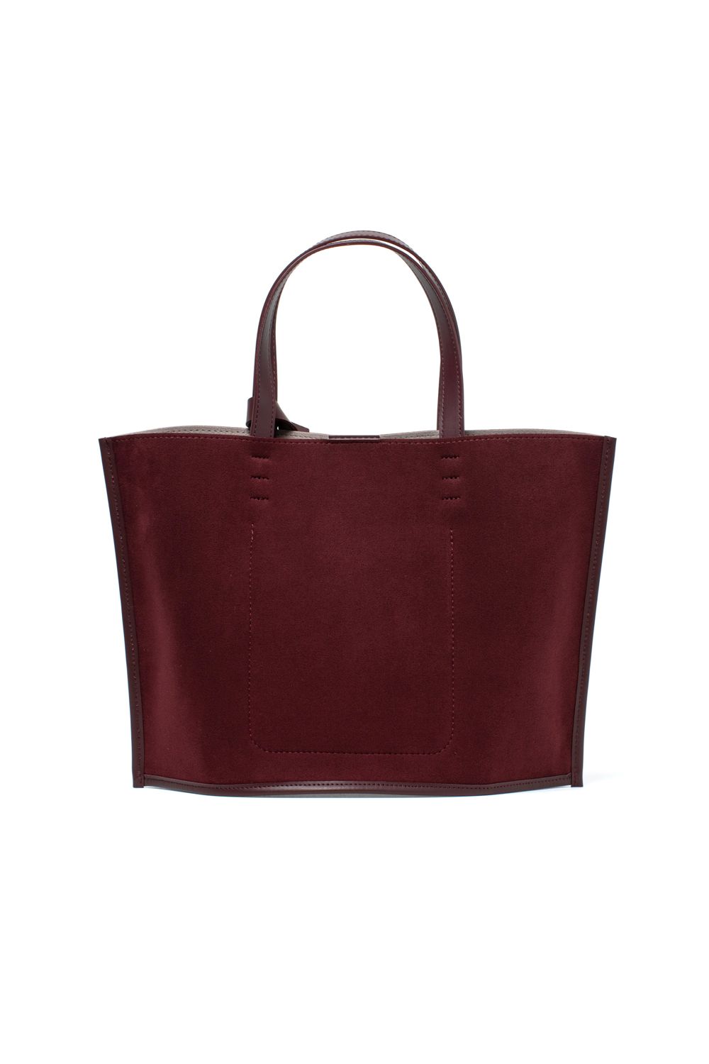 flat bag - tote [bordeaux] / フラットバッグトート [ボルドー]