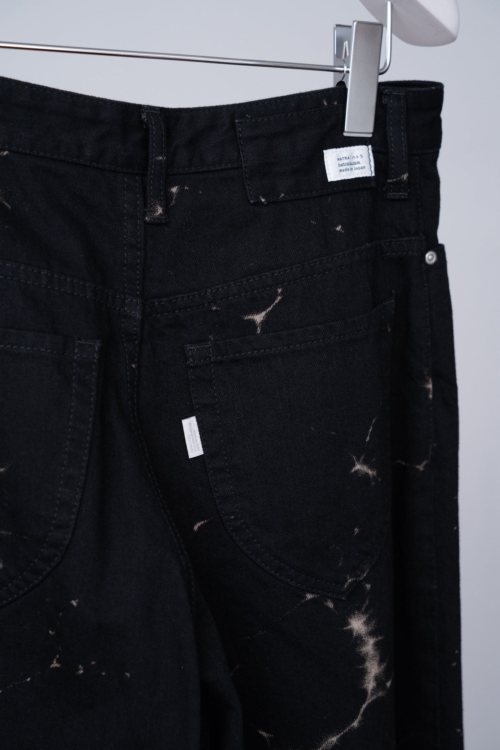 Caustics Bleach Denim [black]
