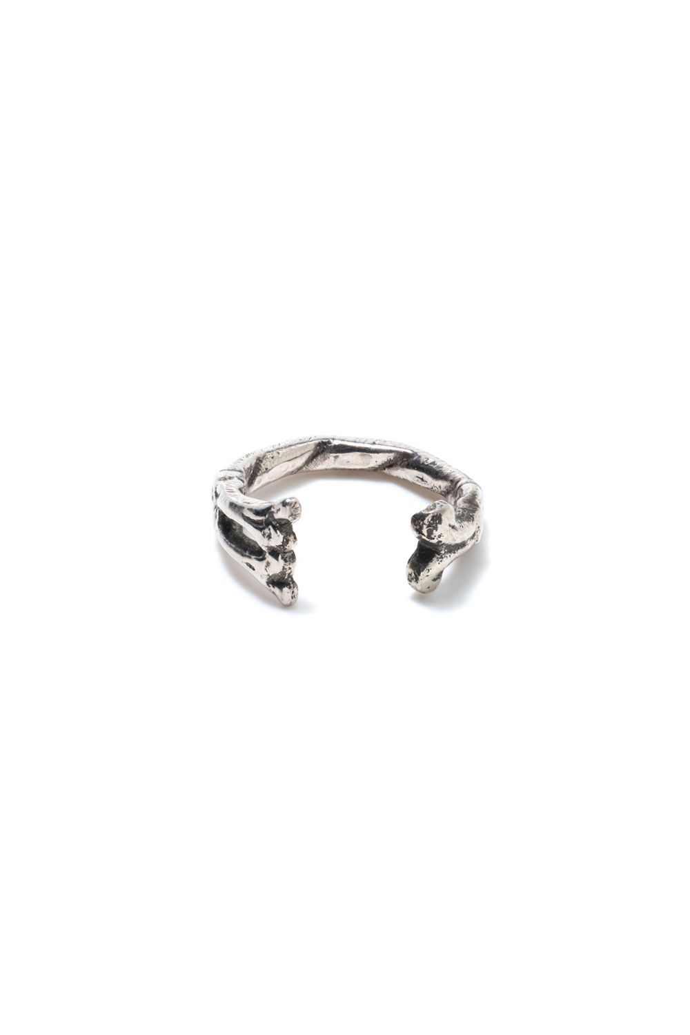 【1点もの】TWIN CLAW SPOON RING / ツインクロウスプーンリング [OX]