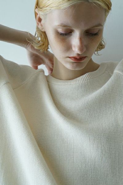 【25SS】ballon t-shirt [CREAM]｜バルーンTシャツ / vu-cut-003
