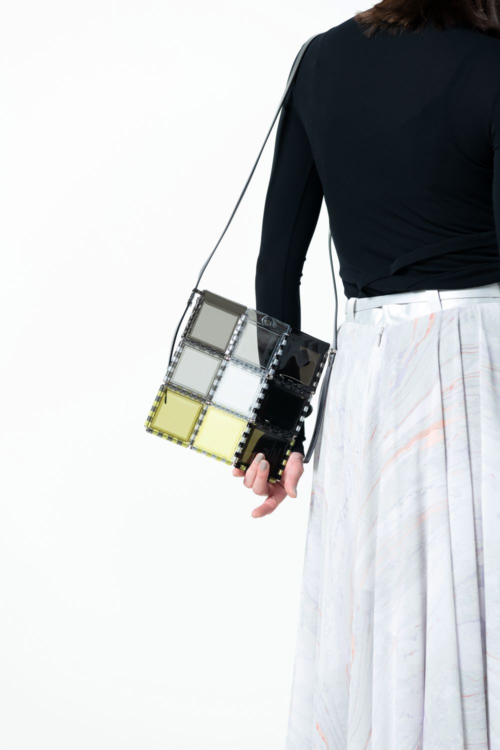 LINE MADRAS CHECK [Black Mix] / ラインマドラスチェック [ブラックミックス]