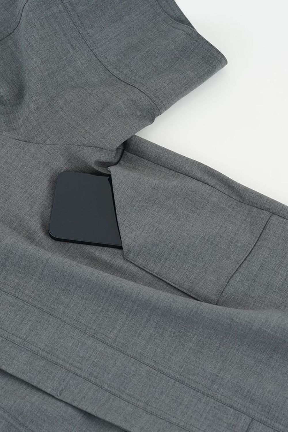 HATRA - 【24SS】Tri Front Shirt [grey] - トライフロント