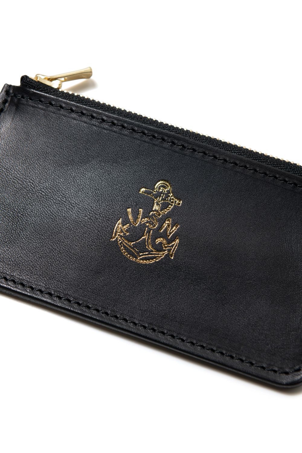 【25SS予約受付中｜12/17まで】レザーネイバルジップポケットウォレット [ブラック] / LEATHER NAVAL ZIP POCKET WALLET [NERO]