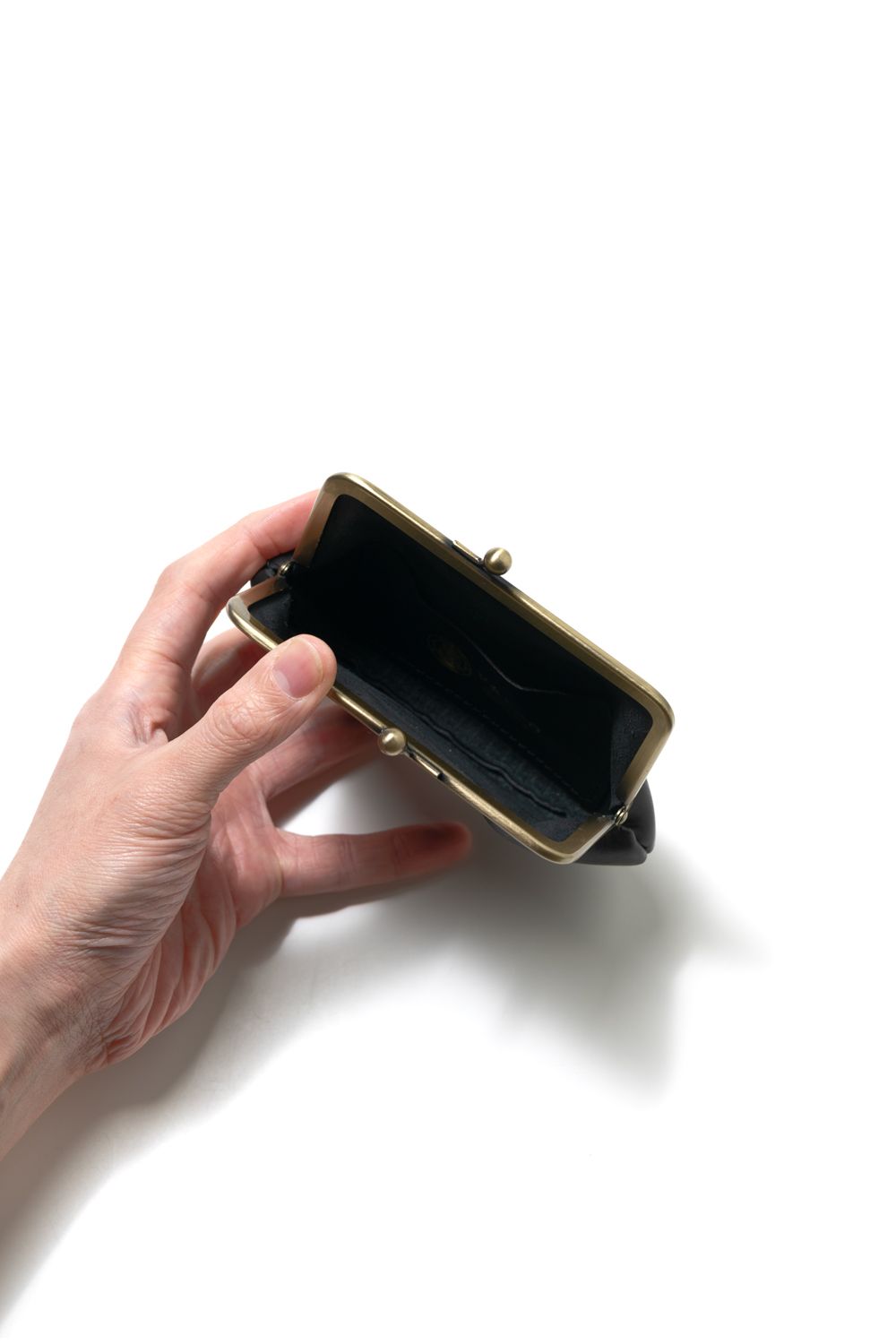 【ラスト1点 / 25SS】LEATHER VOYAGE COIN PURSE [BLACK]｜レザーコインケース / ブラック