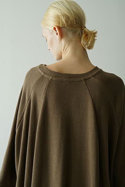 【25SS】ballon t-shirt [KHAKI]｜バルーンTシャツ / vu-cut-003