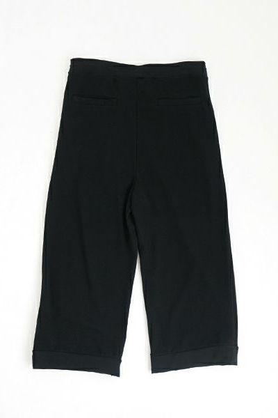 【24AW】straight wide pants [BLACK] - ストレートワイドパンツ [ブラック] / vum-p02