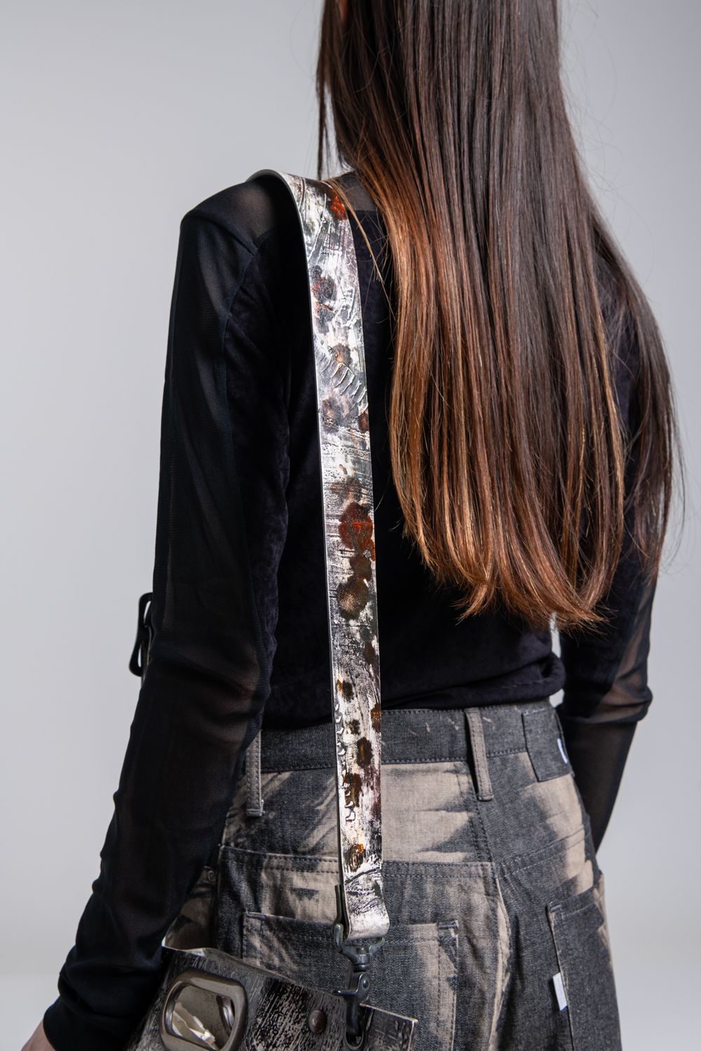 【お取り寄せ可能】レザーショルダーコード [都市型迷彩]