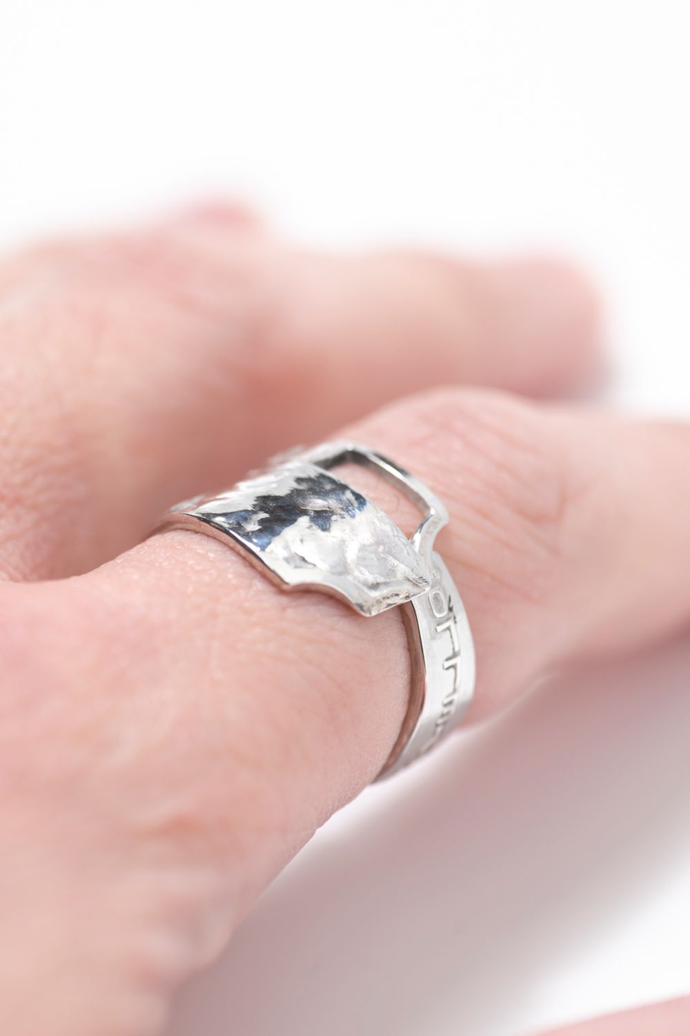 【1点もの】YELLOW BEAR SPOON RING / イエローベアスプーンリング [SV]
