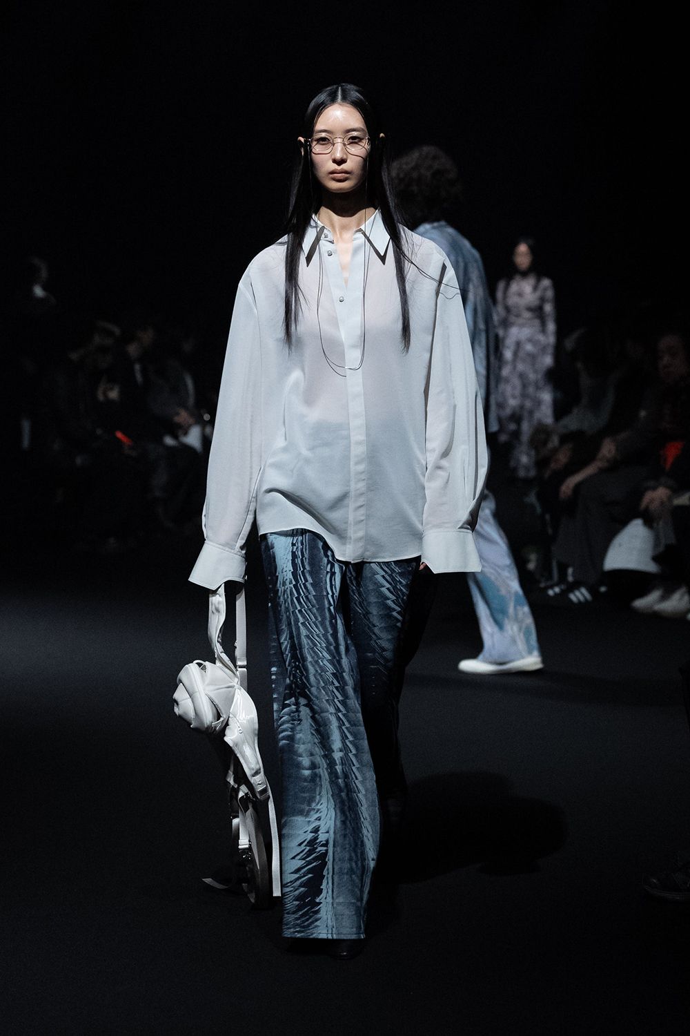 【ラスト1点 / 25AW】Latent Bleach Denim [black]  - レイテントブリーチデニム [ブラック] / FW25BT07