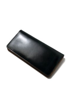 LEATHER GARRISON LONG WALLET [GREEN] | シェルコードバン ロングウォレット / グリーン