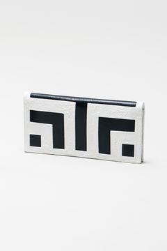 長財布 [迷宮ホワイト] / mw14-lb/wh