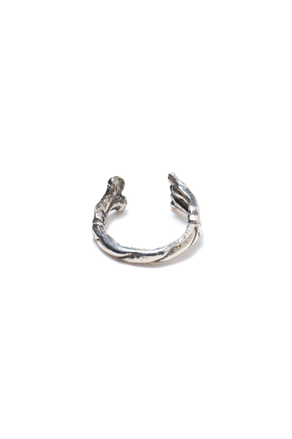 【1点もの】TWIN CLAW SPOON RING / ツインクロウスプーンリング [OX]