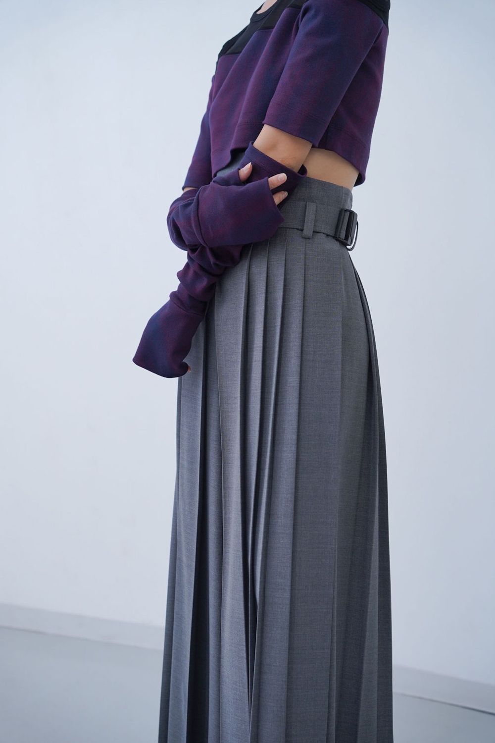 【24SS】 Poil Arm Covers [burgundy] - ポワルアームカバー [バーガンディー] / SS24AC06