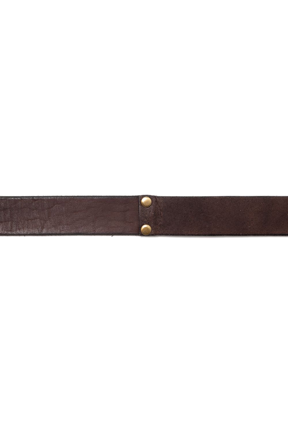 vasco - LEATHER RING BELT [BLACK] | リングベルト / ブラック