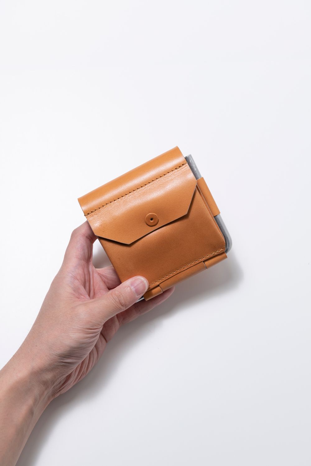 AL FOLDED WALLET [CAMEL] / ALフォールディドウォレット [キャメル]