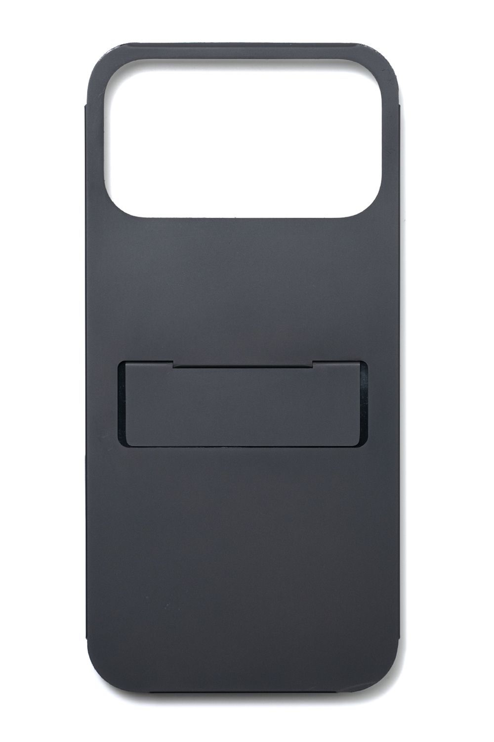 【iPhone17ProMax対応】FLAP series / BLACK MATTE [ブラックマット] / スタンド付きiPhone17ProMaxケース