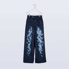 Caustics Bleach Denim [navy]