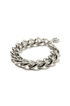 376 BR NK / ニッケルマットチェーンブレスレット