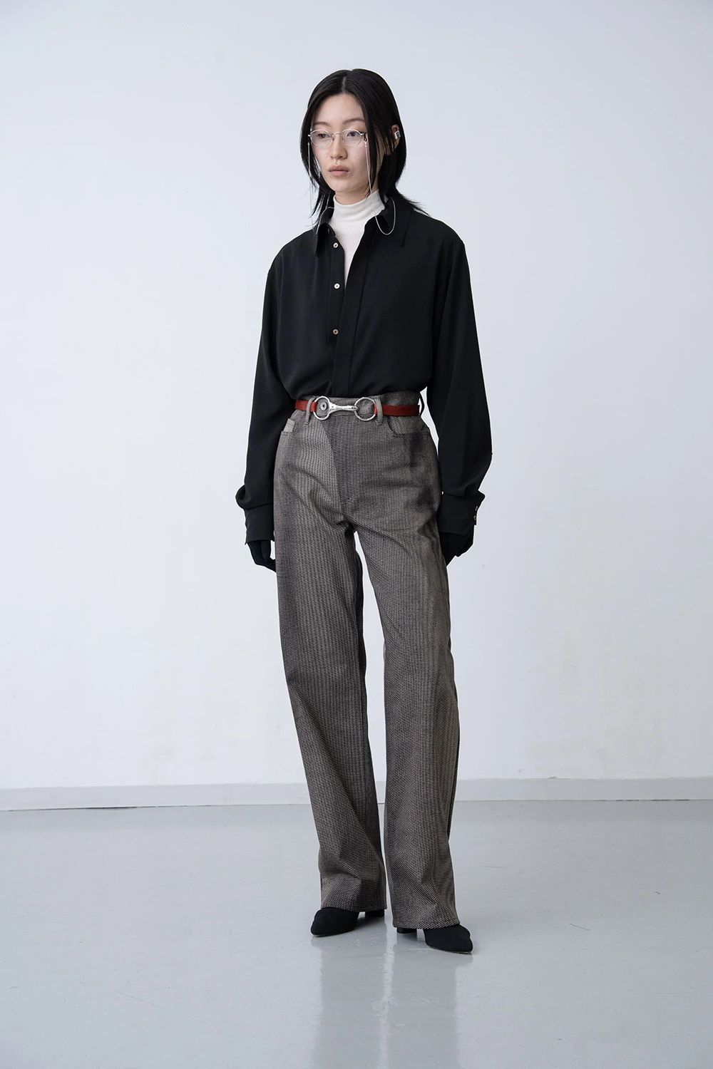 【26AW / 予約受付中】Mirage Denim - straight [black]  - ミラージュデニム - ストレート [ブラック] / FW26BT04