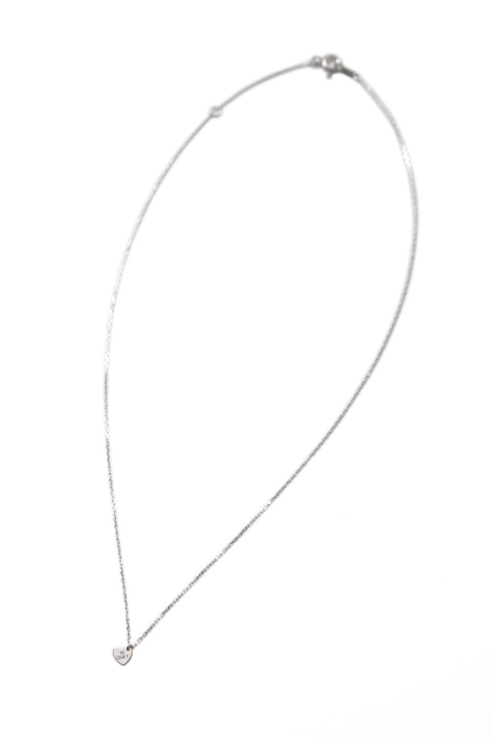 【お取り寄せ可能】BE QUIET (HEART) / ビークワイエット (ハート) [ STERLING SILVER ]