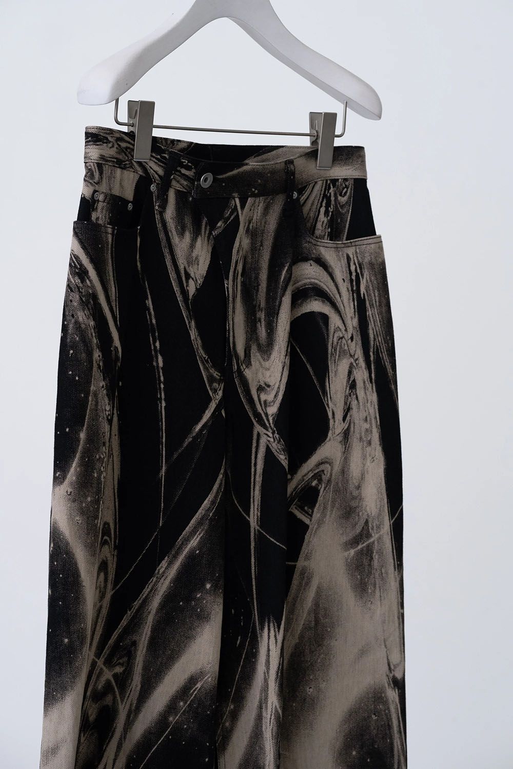 【26AW / 予約受付中】Sphere Bleach Denim [black]  - スフィアブリーチデニム [ブラック] / FW26BT06