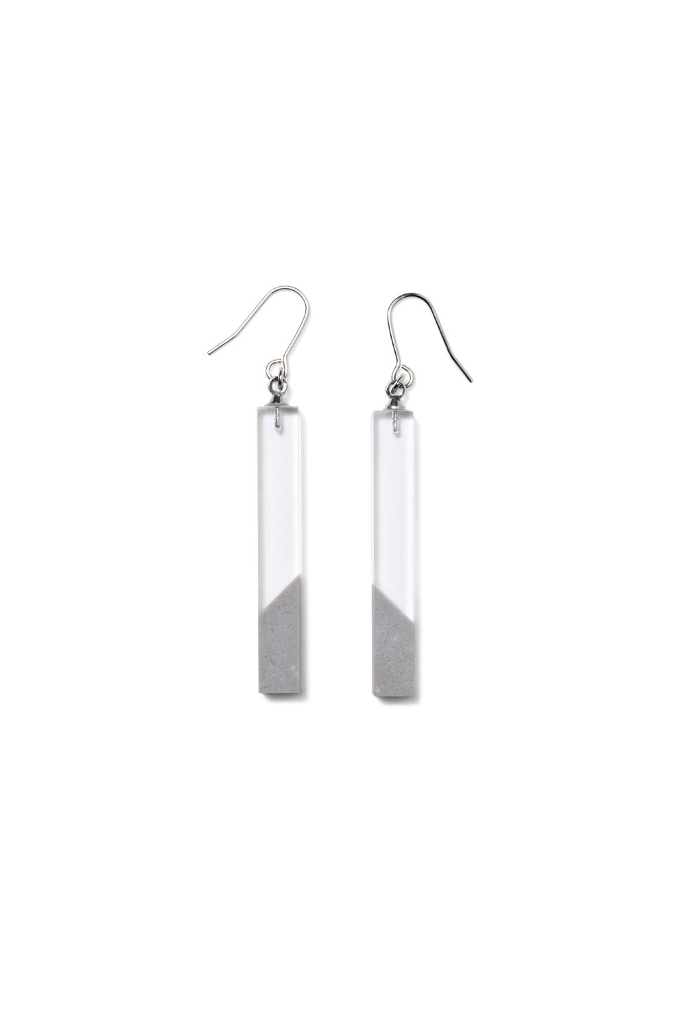 バーピアス | mortar & acrylic