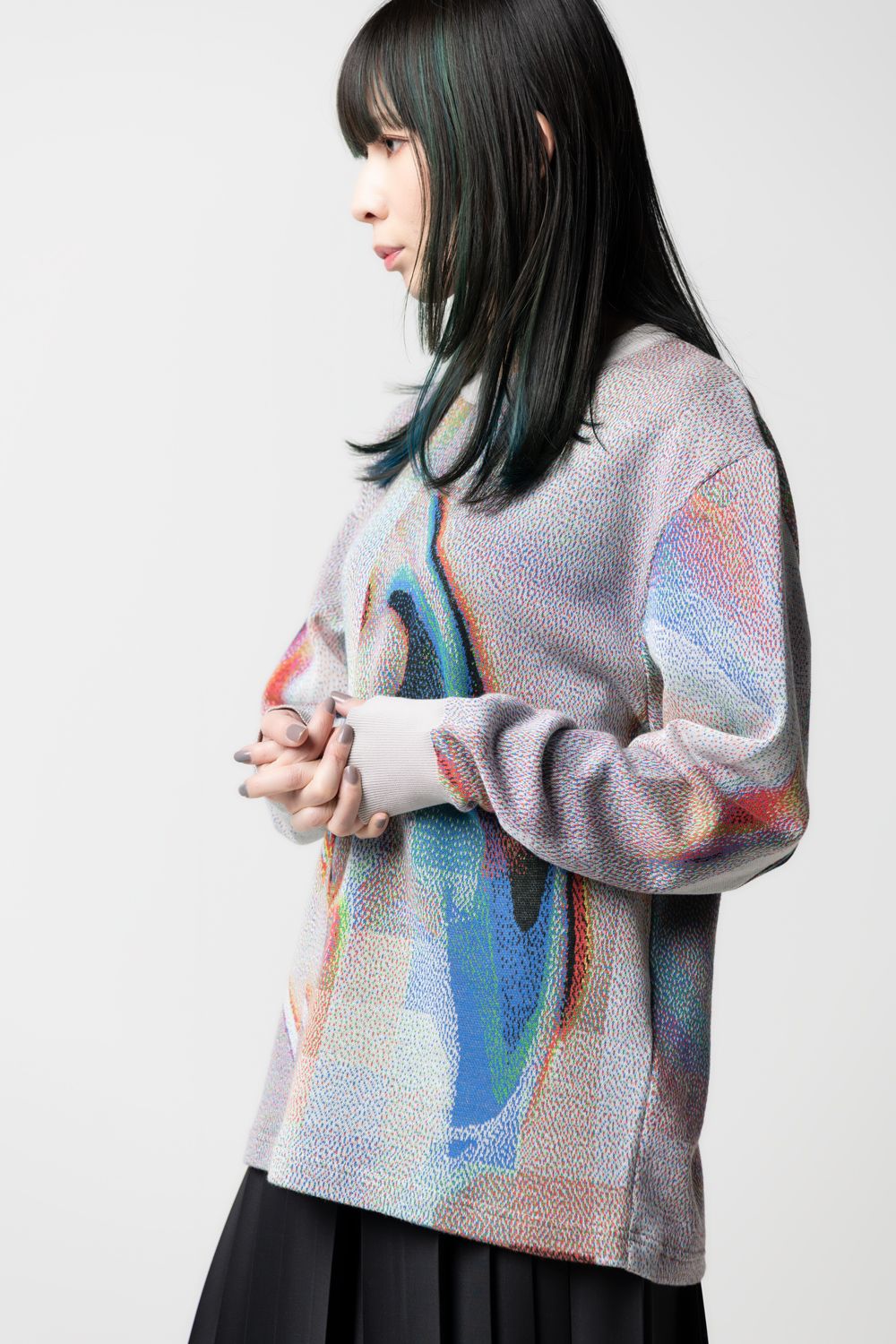 HATRA - 【ラスト1点 / 23SS】Spectre Sweater [light] - スペクトル