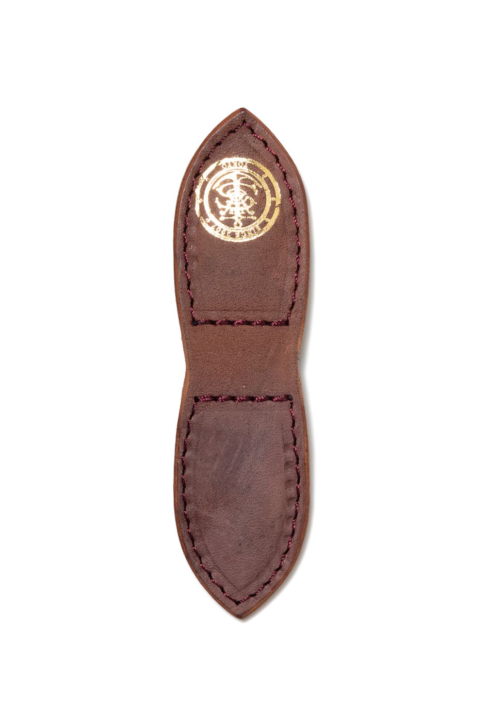 LEATHER GARRISON MONEY CLIP [BACKSKIN- WHISKY] | シェルコードバン マネークリップ / バックスキン ウイスキー
