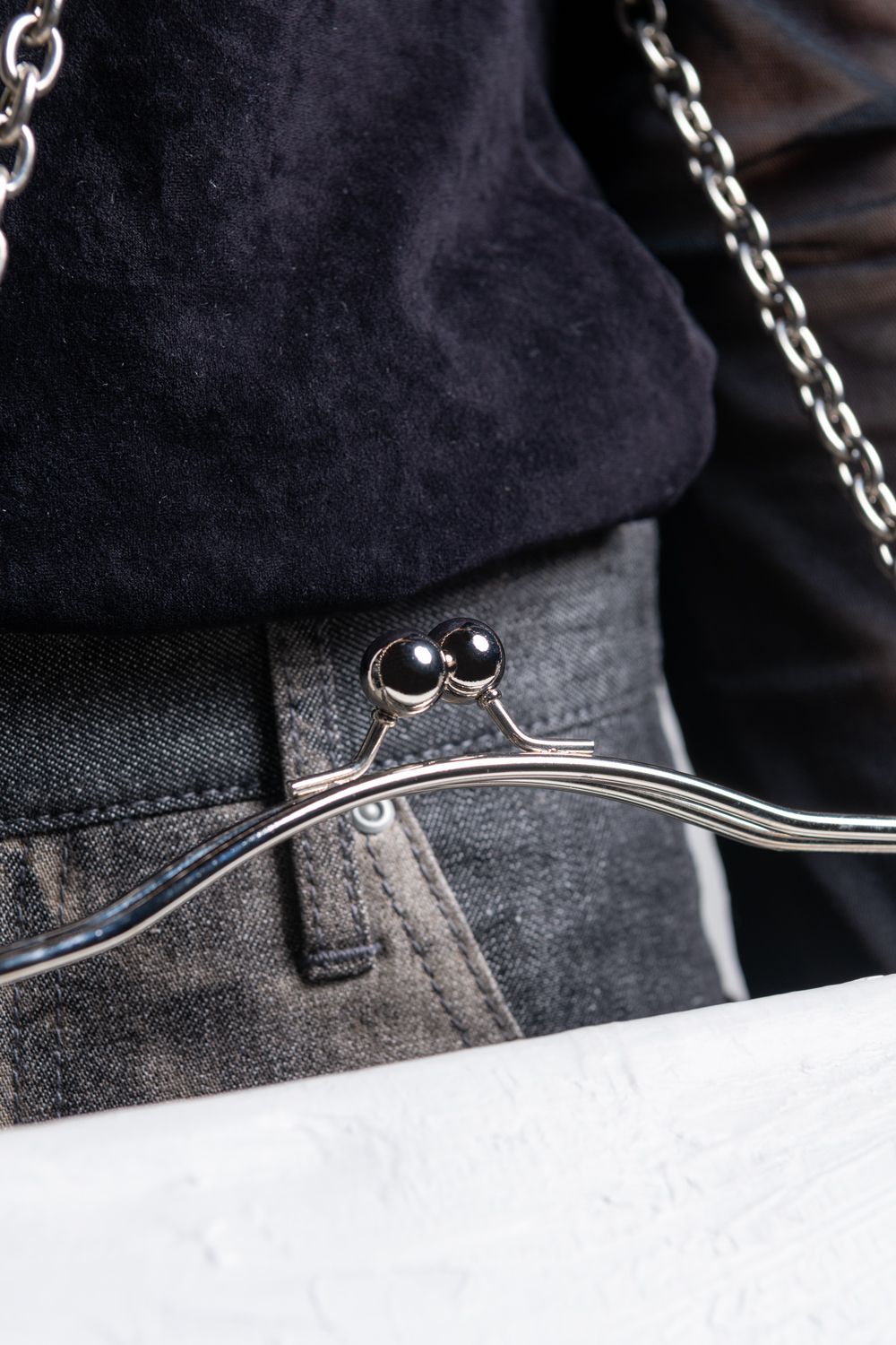 【お取り寄せ可能】シャトレーヌ (ハンド) バッグ [ホワイト] / w25-08-wh