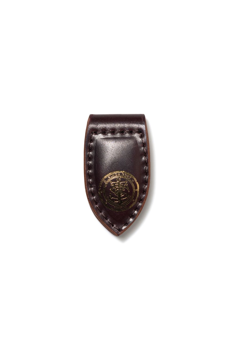 LEATHER GARRISON MONEY CLIP [No.8] | シェルコードバン マネークリップ / バーガンディ