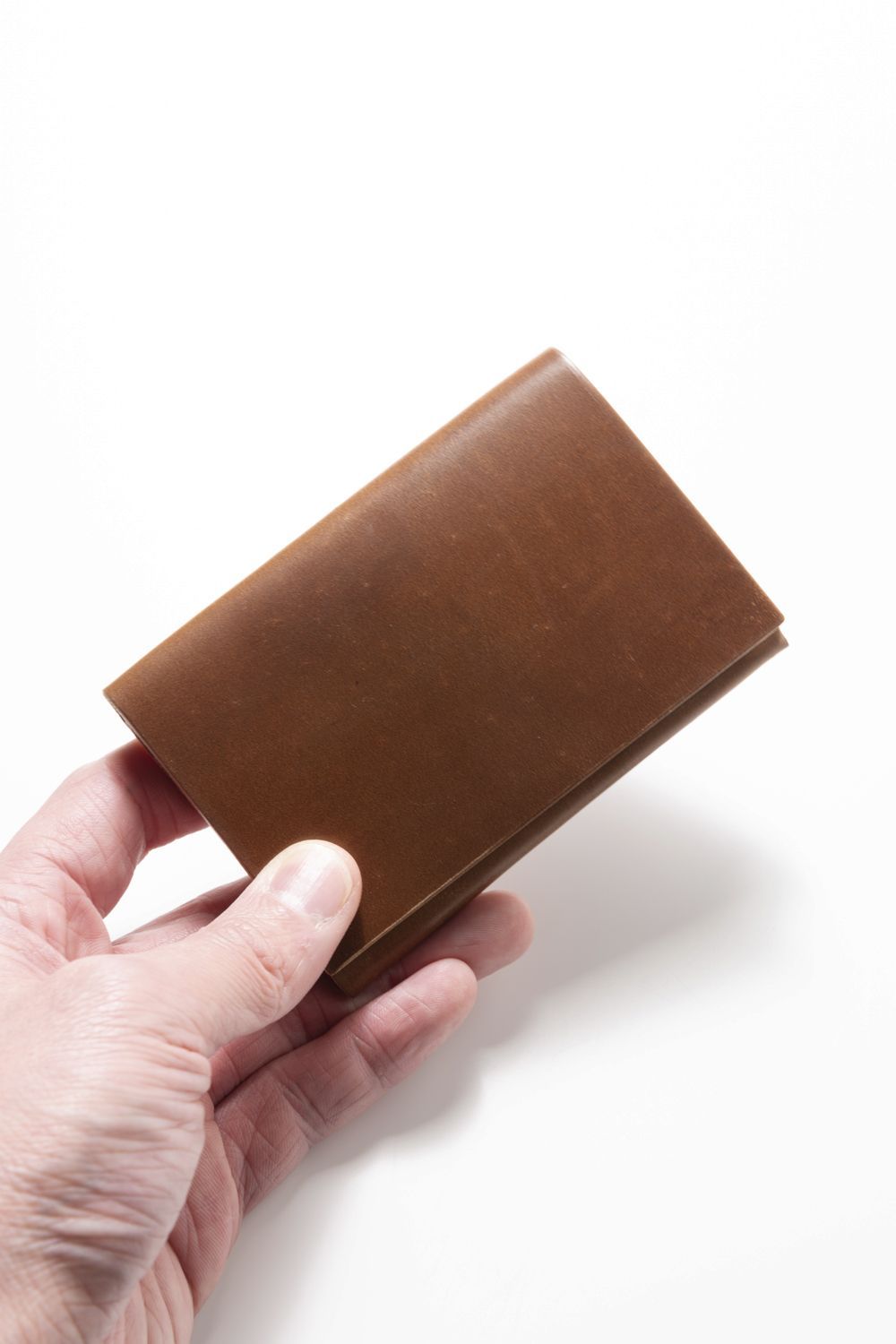 LEATHER GARRISON CARDCASE [BOURBON] | シェルコードバン カードケース / バーボン