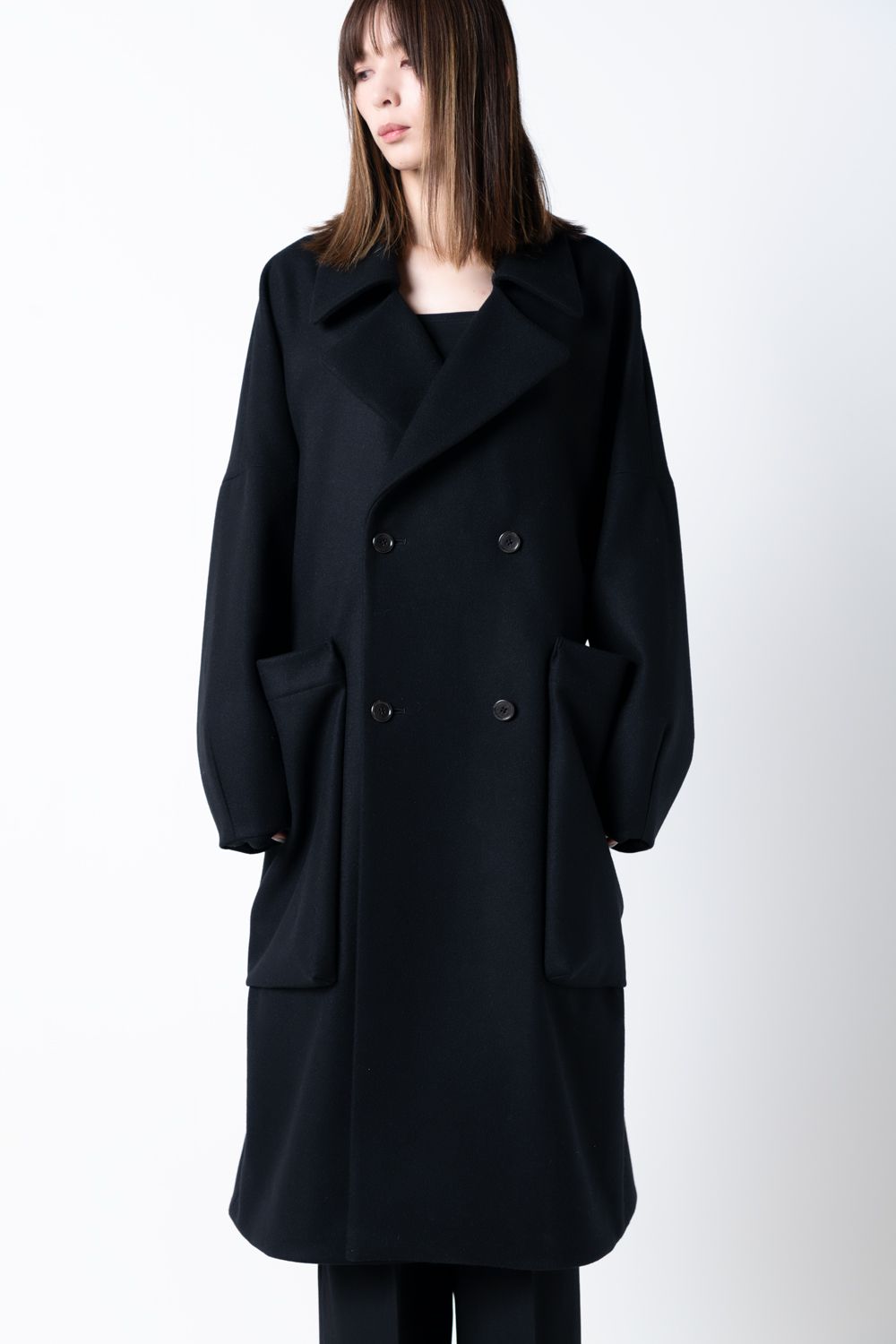 VU - 【23AW】shawl collar coat [BLACK] - ショールカラーコート [ブラック] / vu-a23-c21 |  BONITA ONLINE STORE