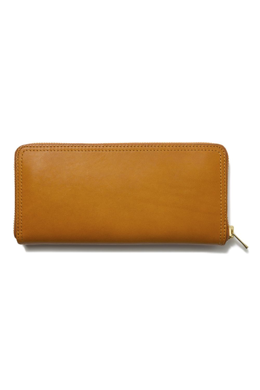 LEATHER VOYAGE ROUND ZIP LONG WALLET [MEAL] Type-A | ロングウォレット (ラウンドジップ) / キャメル