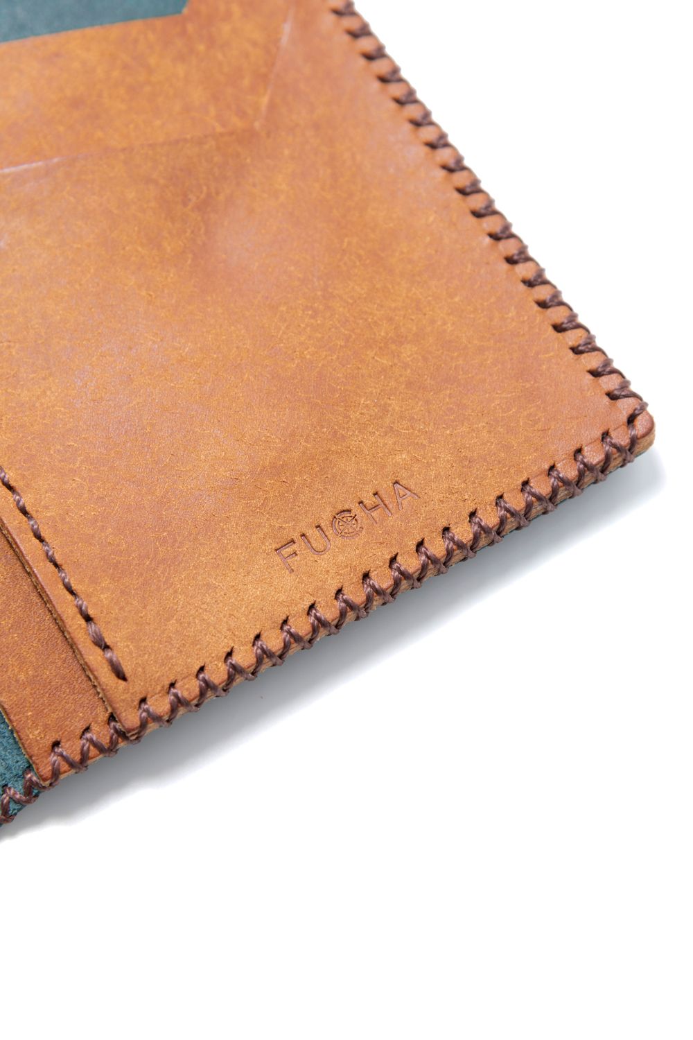 【1点のみ / 限定カラー】長財布 (コインあり) [ブルー × キャメル] / Long Wallet II [BLUE × CAMEL]