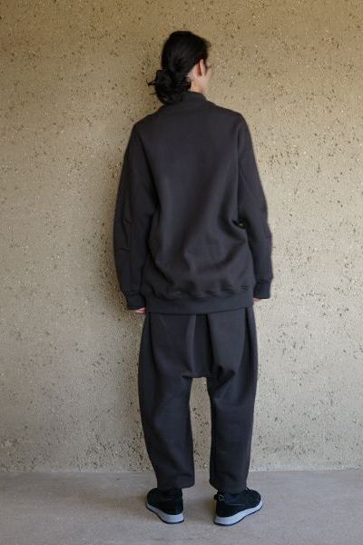 【24AW】sweat stadium [CHARCOAL] - スウェットスタジャン [チャコール] / vum-b01