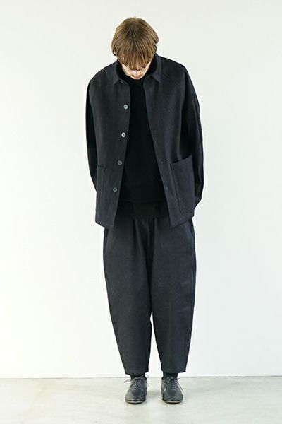 【24AW】denim cropped pants [DEEP BLUE] - デニムクロップドパンツ [ディープブルー] / vu-pnt-005